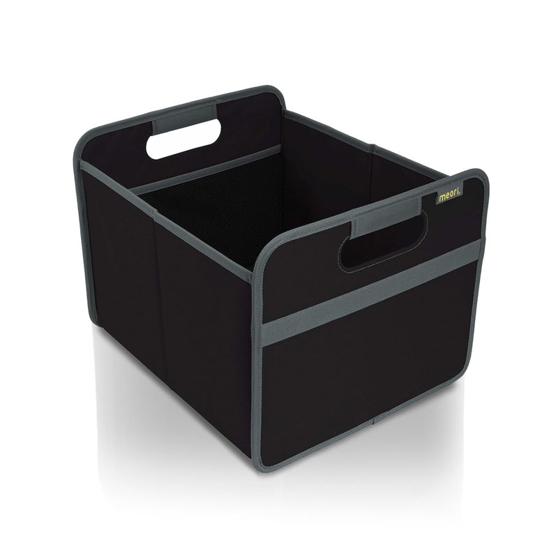 meori Rectangular Storage Baskets Collapsible Bins for Shelves, Sturdy Fabric Cube Storage Boxes with 2 Handles for Closet Nursery Cabinet Living Room - Image 1